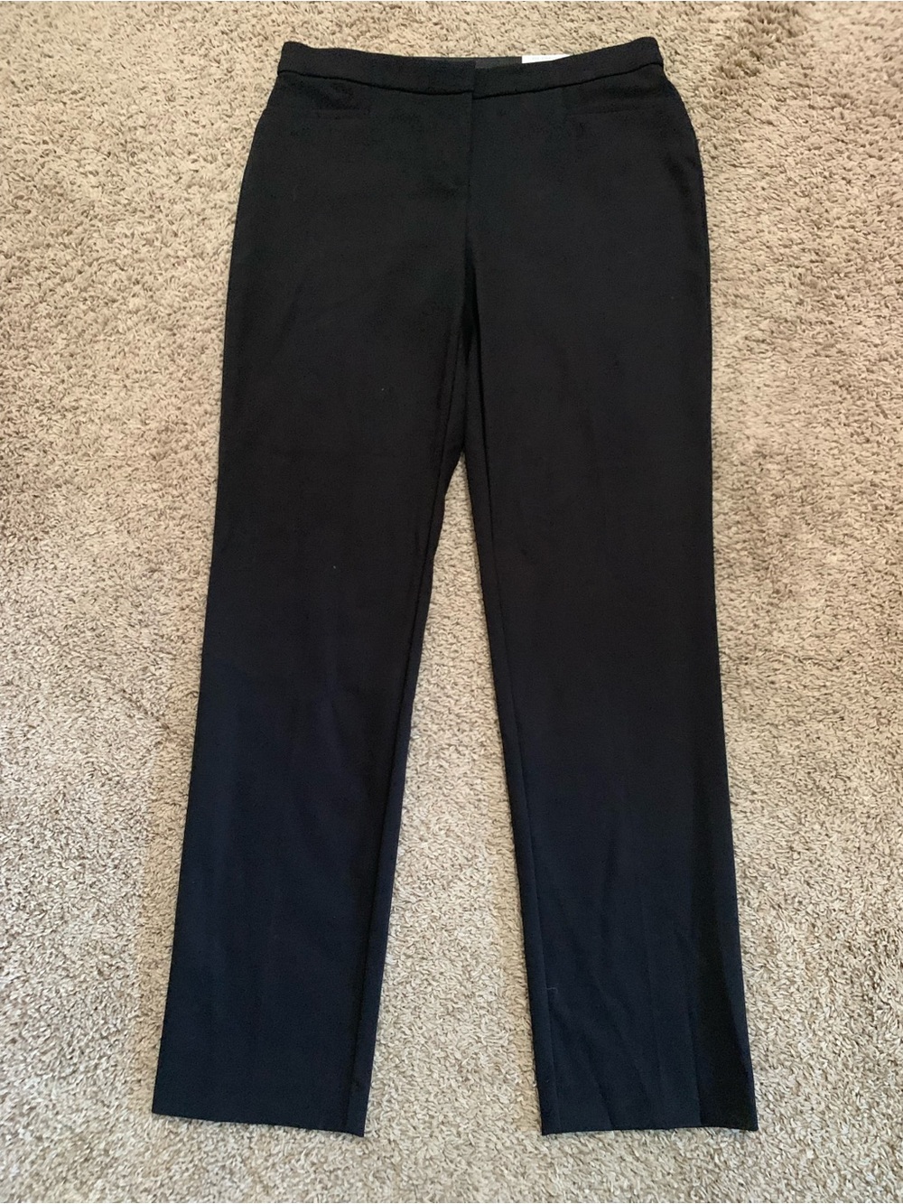 NWT Alfani Straight Leg Black Pants 8